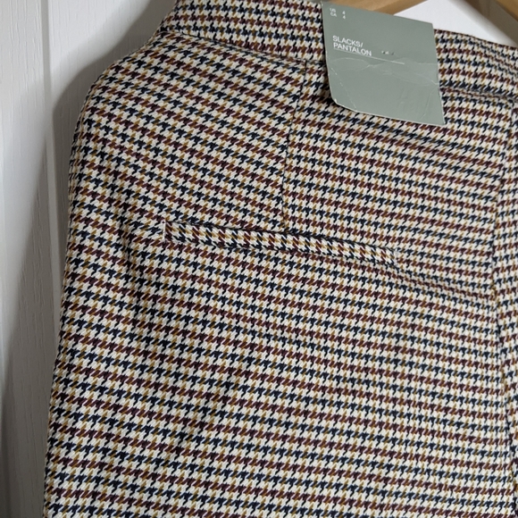 NWT✨H&M Houndstooth print trouser - Picture 5 of 8
